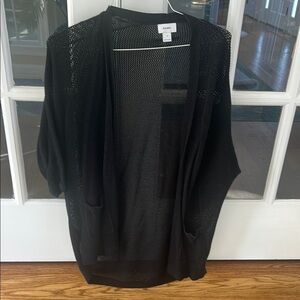 🌿Black Open-Front Sweater, size S🌿